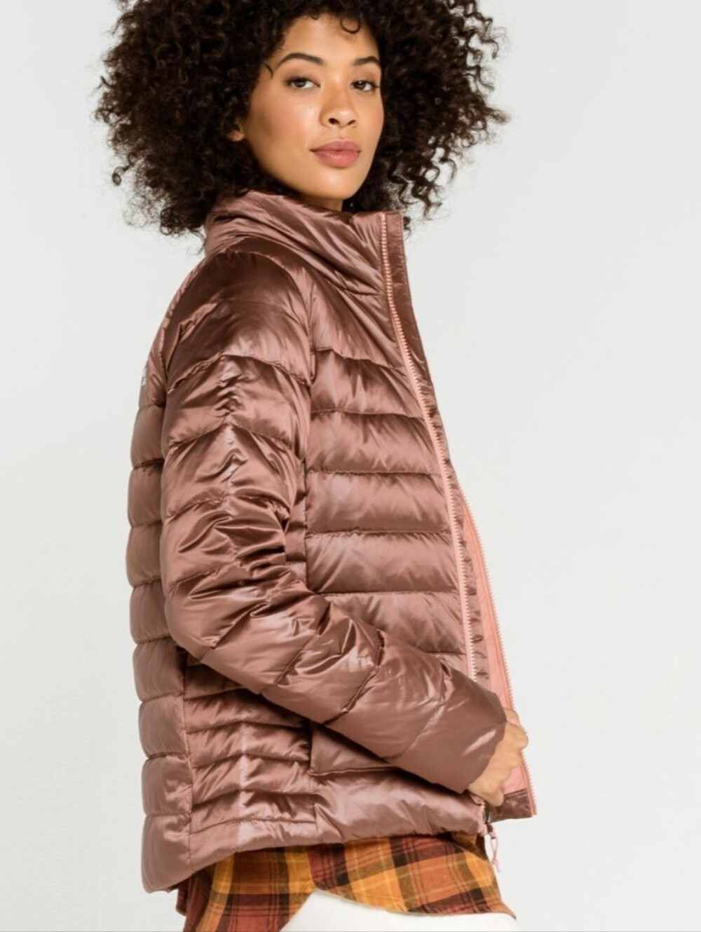 The North Face Aconcagua‎ Pink Clay 550 Down Puffer Jacket Size L - Picture 2 of 12